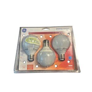 GE Energy Smart 9-Year Life 40W G25 CFL Bulbs 3-Pack